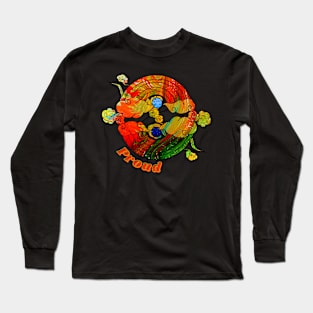 Proud Rainbows - Dark Neon Gems Long Sleeve T-Shirt